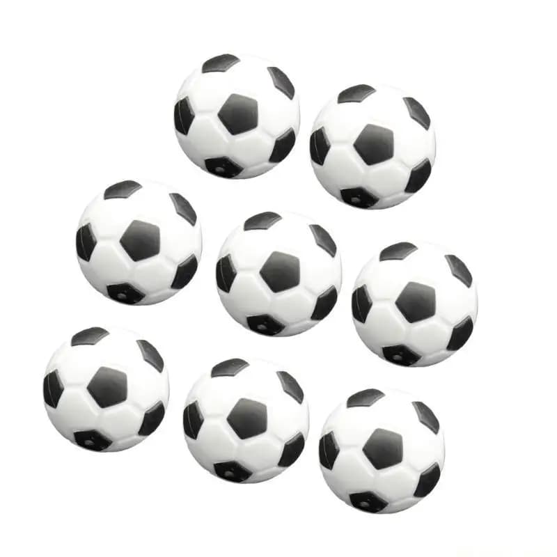 31BE 8Pcs Official Tabletop Game Balls Small Table Footballs Balls Accessory