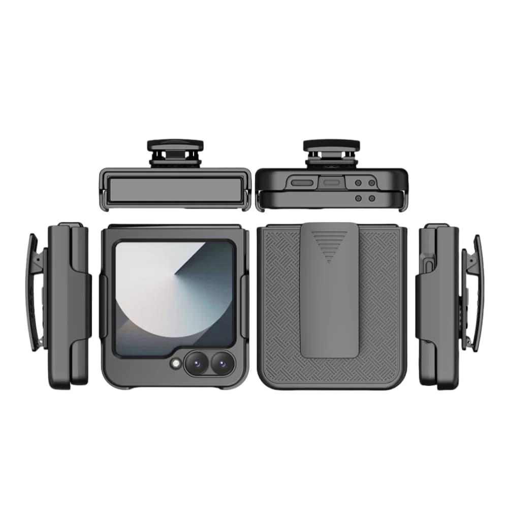 Custodia Pieghevole Antiurto per Samsung Galaxy Z Flip3 Flip 3 con Clip da Cintura per Accessori Telefono