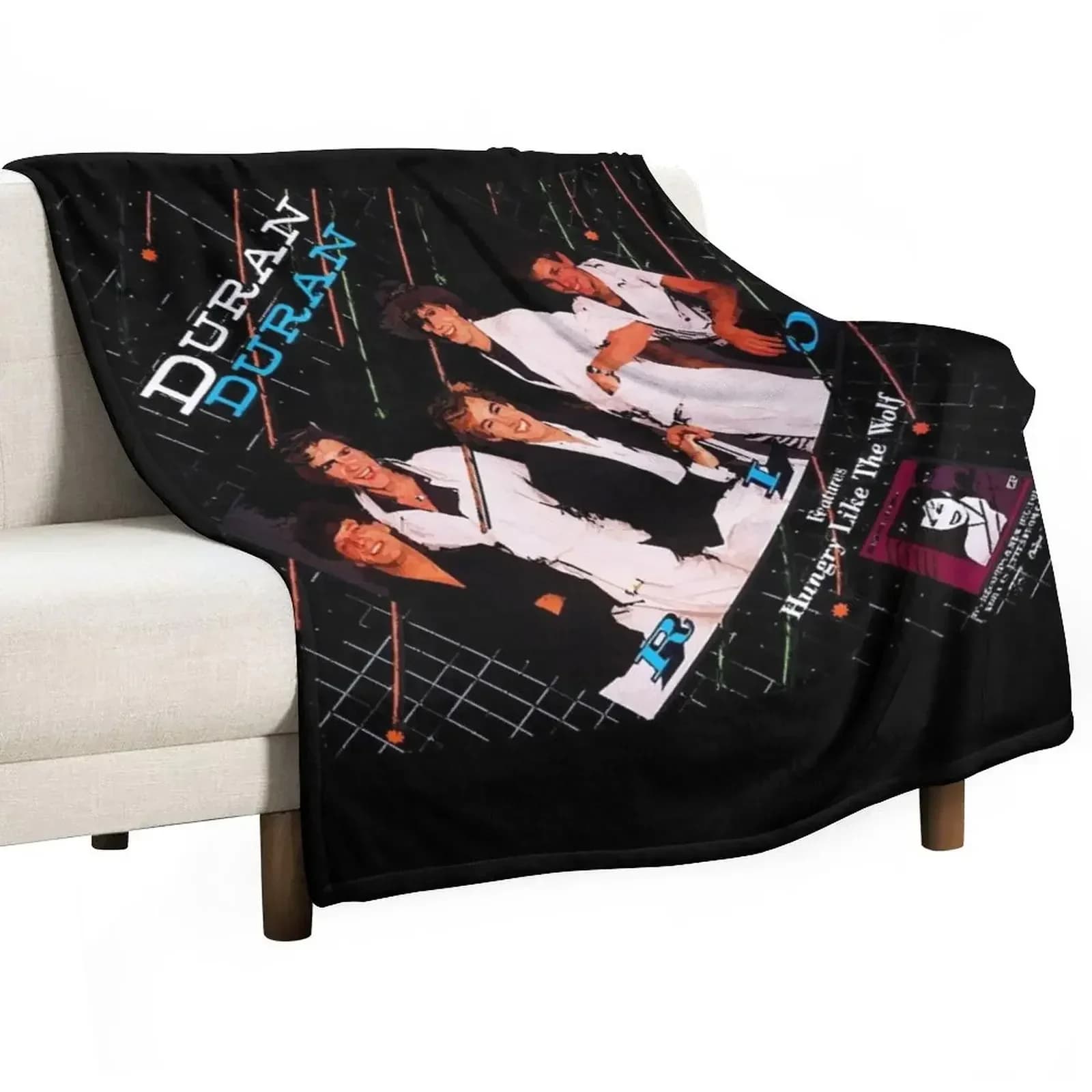 Coperta Duran Duran World Tour 1983-4, divano essenziale per la camera da letto