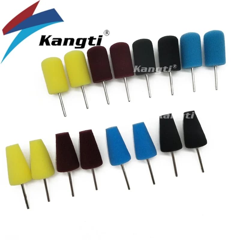 Tampone per lucidatura fine da 30 mm Disco Gadget per auto Ruota per auto Spugna per lucidatura Testa per molatura Maniglia per porta auto Tampone in spugna per lucidatura