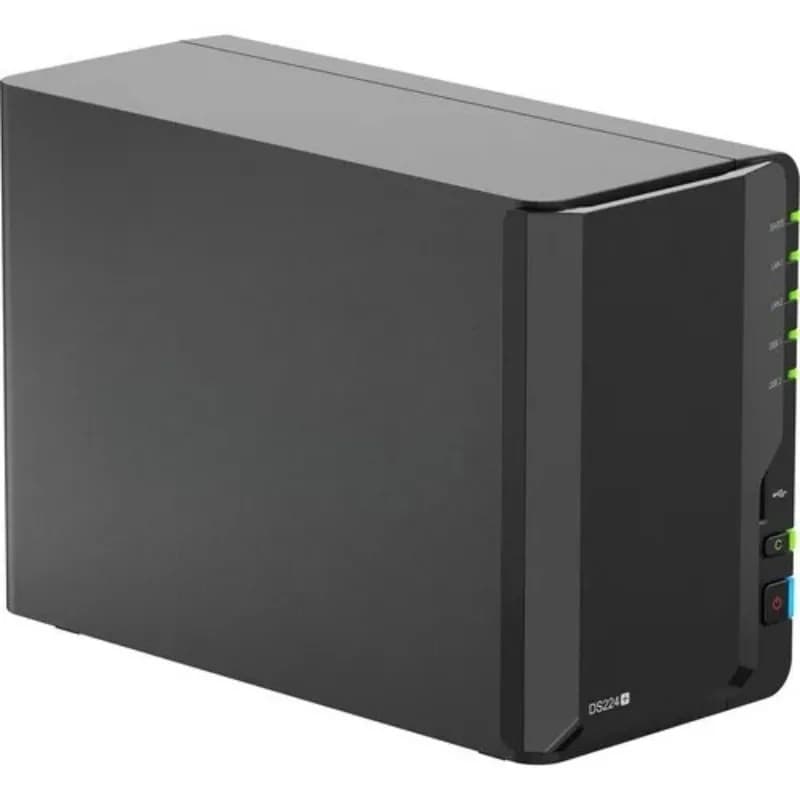 Synology DS224+ NAS a 2 Bay per Archiviazione Cloud, DiskStation per Ufficio e Casa, Alternativa a Synology DS220+ e Synology DS220j