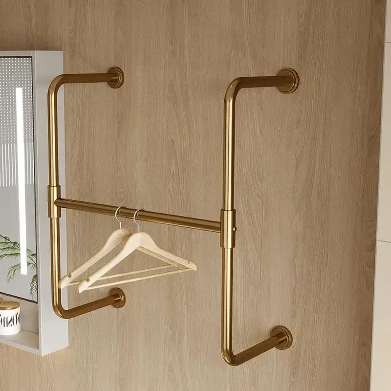 Wall hanger for hotel Bathroom Dry area Clothes rack Stainless steel electrolytic hanger Heavy duty clothing organizer