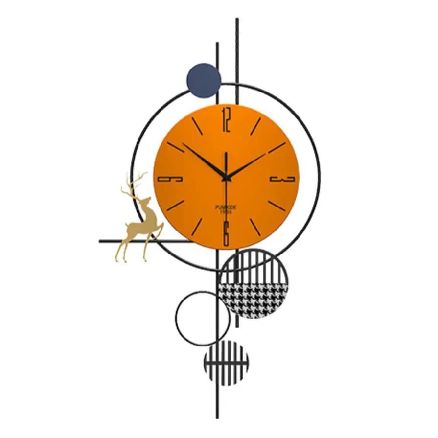 Simple and silent modern wall clock, creative atmosphere, light luxury wall clock, new fashion