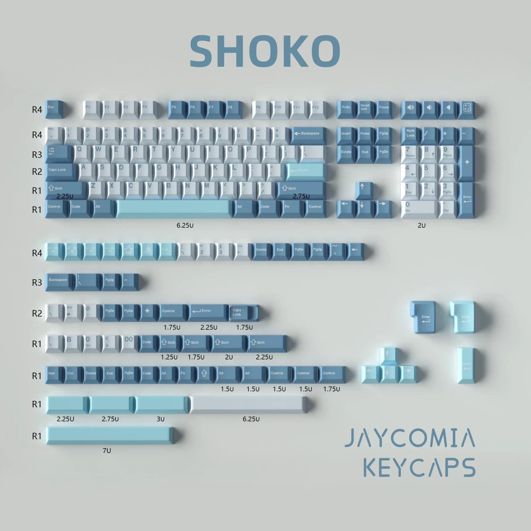 GMK SHOKO 173 keys/set Double Shot Cherry Profile PBT Custom FAI TE Covers for GMK67 Fizz K617 Mechanical Keyboard