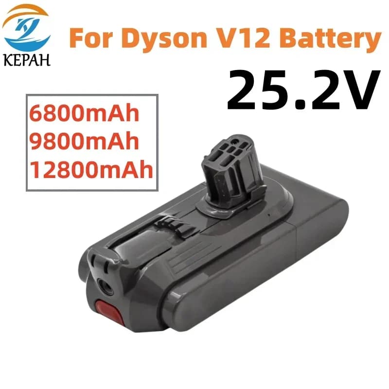 Per Dyson 25.2V V12 slim Snap-on modello 25.2V 6000mAh Aspirapolvere agli ioni di litio Batteria ricaricabile per V12 slim SV20 SV46