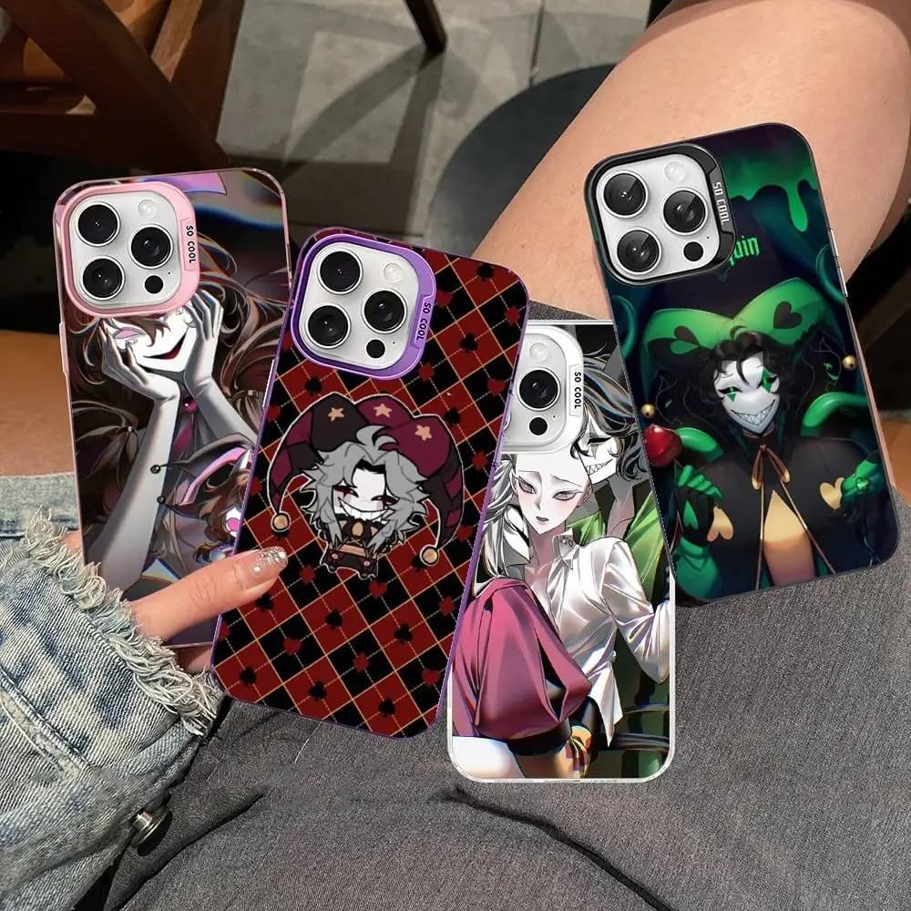 Classic Black Metal Case H-His I-Infernal M-Majesty for iPhone 16 15 14 17 Pro MAX Plus Pro, Cover Opaca Antiurto