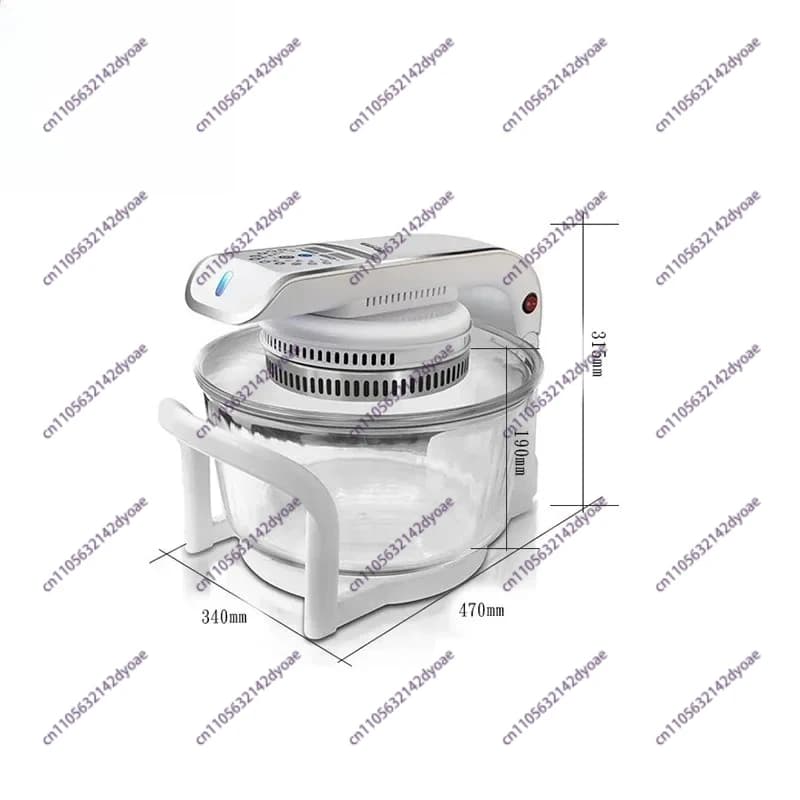 Forno a Microonde Domestico 220V, Padella, Forno Alogeno, Friggitrice ad Aria, Friggitrice a Onde Luminose, Friggitrice Elettrica Automatica Speedcook