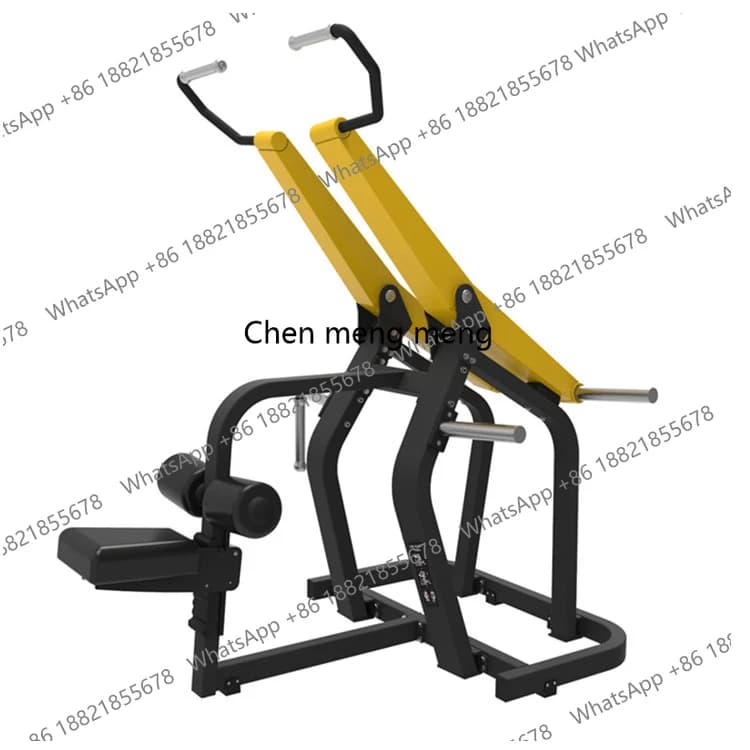Gym equipment: Lat Pulldown Machine for Cargo with Weight Plates