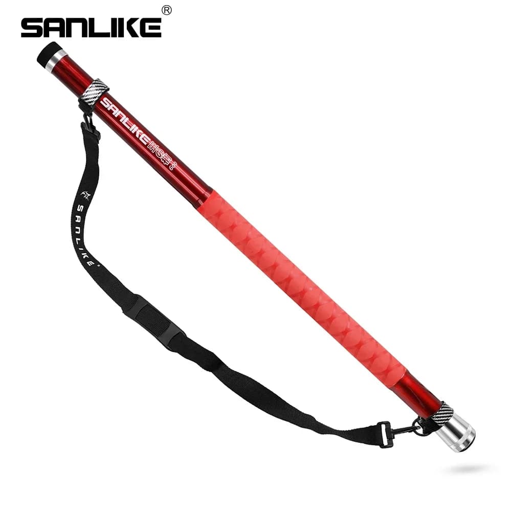 Rete da pesca 5m 6m Manico lungo in carbonio Asta di atterraggio portatile telescopica Cintura compatta Accessori per attrezzature per canne da pesca