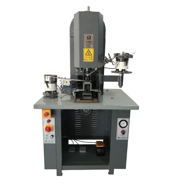2025 hot sale JZ-989NPQ Fully Automatic Punching and Riveting Machine for Diamond / Crystal / Rhinestone Rivet on Bag