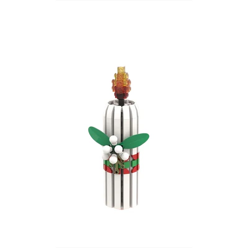 232pcs MOC Candle Advent Calendar 21 Seasonal Christmas Model Building Blocks Construction Toy Christmas Gifts DIY Creative Idea