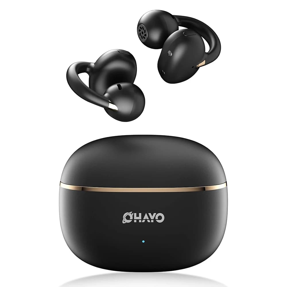 Ohayo Open Ear Bluetooth 5.4 Hearing Aid True Wireless Clip On with Audio Hifi Waterproof Design Small Ear Safe