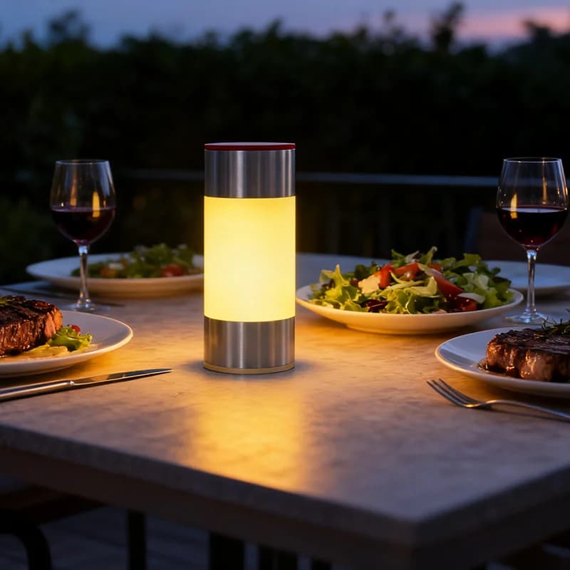 Lampada da Tavolo LED RGB Ricaricabile Portatile Senza Fili per Ristoranti e Bar, Luce di Segnalazione Wireless per Camerieri