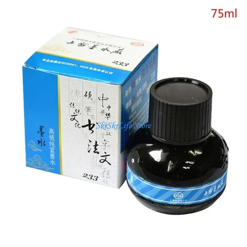 E65E Glass Bottled Smooth Fountain Pen Writing for Refilling Inks Stationery School Supplies