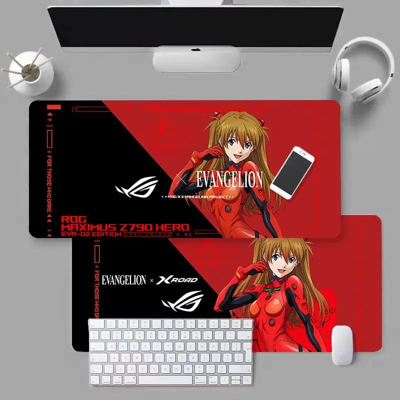 Evangelion Asuka EVA mouse pad computer office anti-slip cartoon character animation print keyboard for notebook pad soft