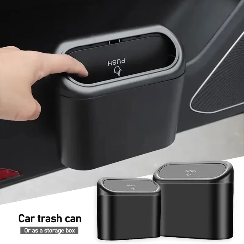 Auto Pattumiera Bidone della Spazzatura Accessori Per Interni Auto Per Skoda Octavia Superb Rapid Kodiaq Karoq Fabia Kamiq Enyaq Vision RS Yeti