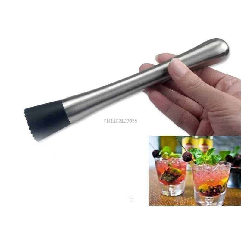 Bar Cocktail Shaker Mojito Mint Muddler in acciaio inox Wine Mixing Stick Cocktail Muddler Ice Crusher Hammer baristi Barware