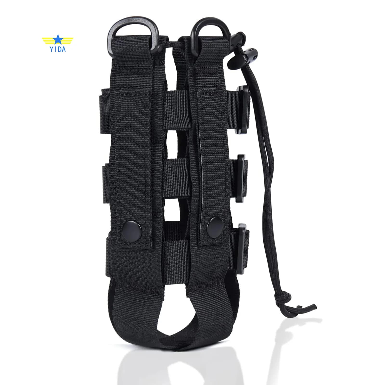 Custodia porta bottiglia d'acqua Molle per zaino Porta bottiglia d'acqua Custodia Molle Cintura regolabile Sacchetti Molle Porta bottiglia d'acqua