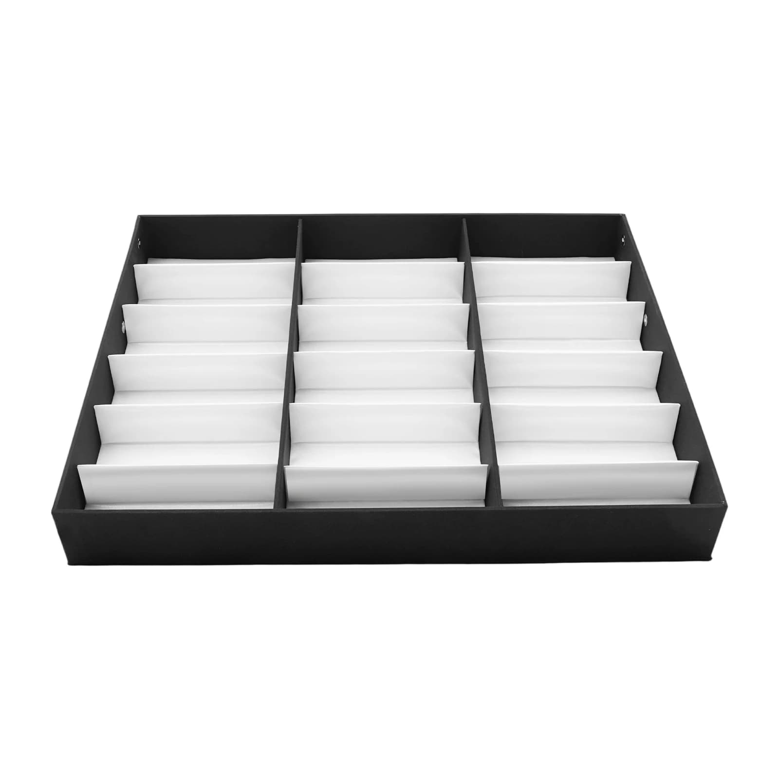 18 slot sunglasses organizer, sunglasses case, 18.7 * 14,7 * 2,2 inch case to store glasses, sunglasses, watches