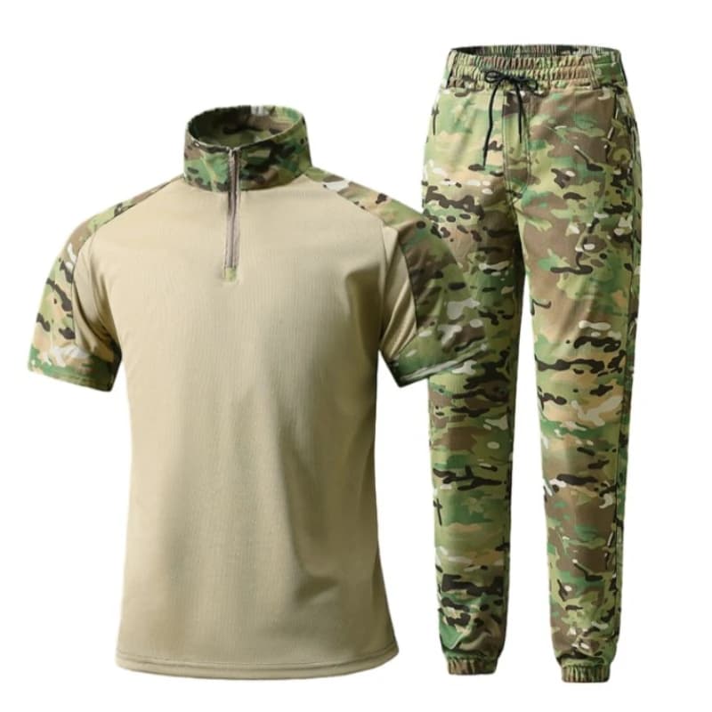 Men's Tactical Uniforms, Clothing Mimetico per Caccia, Pants Cargo da Lavoro, Complete Training, Set per Airsoft e Paintball, Set Waterproof