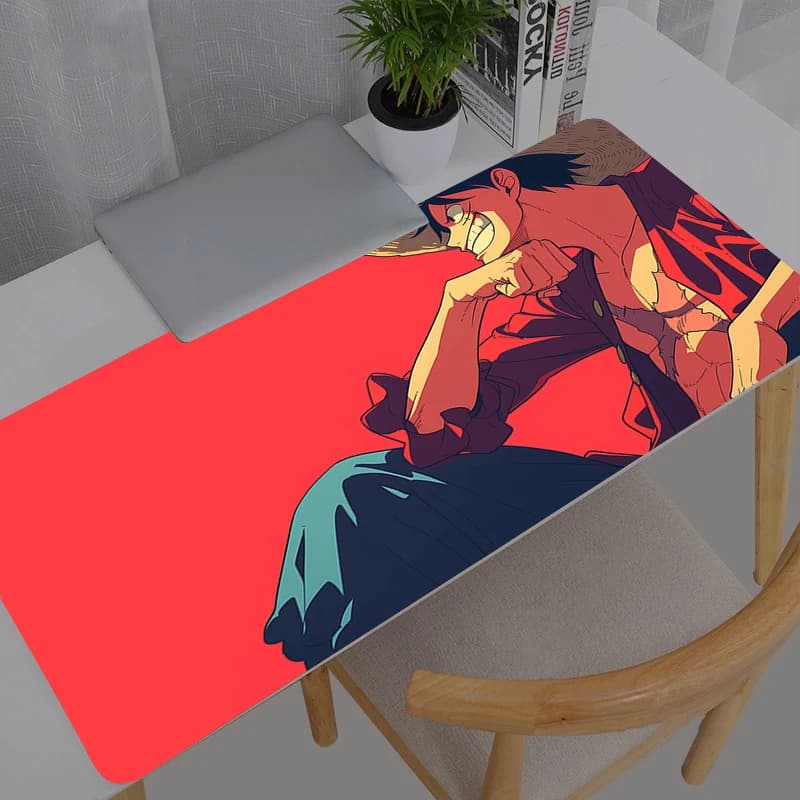 Tappetino per mouse XXL Anime One Piece, resistente, per computer, accessori da gioco, tablet, tastiera Varmilo, mousepad