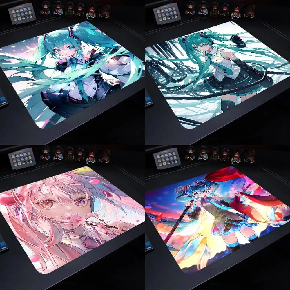 H-Hatsunes Miku Gaming Mouse Pad XS Small Mousepad For PC Gamer Desktop Decoration Office Mouse Mat Deskmat Rug
