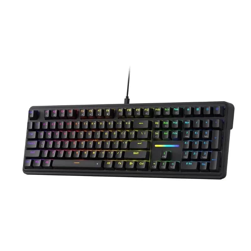 Tastiera Meccanica Gaming Redragon K745 Cablata RGB con 108 Tasti, 4 Tasti Rapidi Extra, Socket Hot-swappable Migliorato
