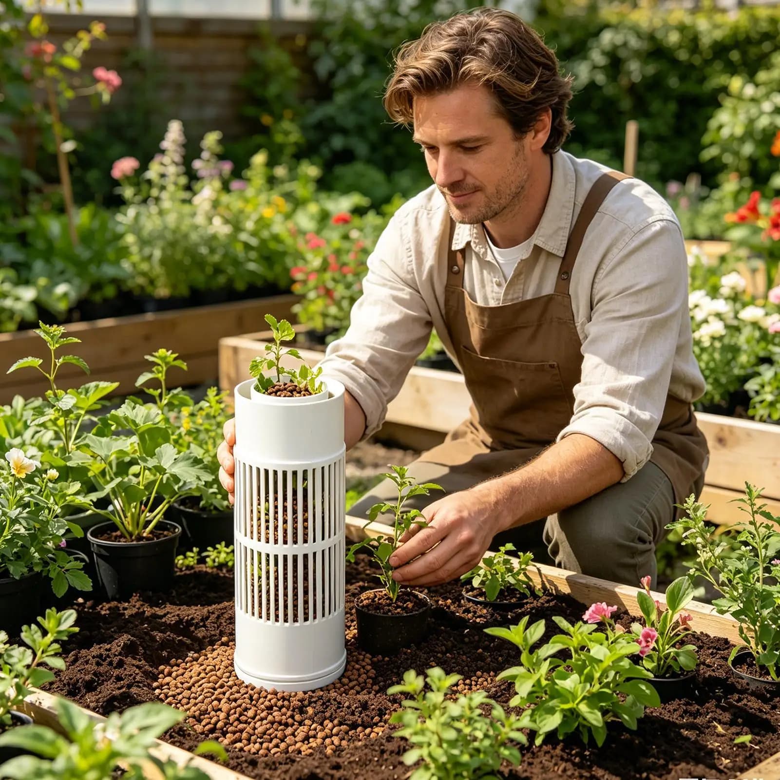 Composter per vermi da esterno, interrato, per giardino, cucina, casa, compostaggio del terreno