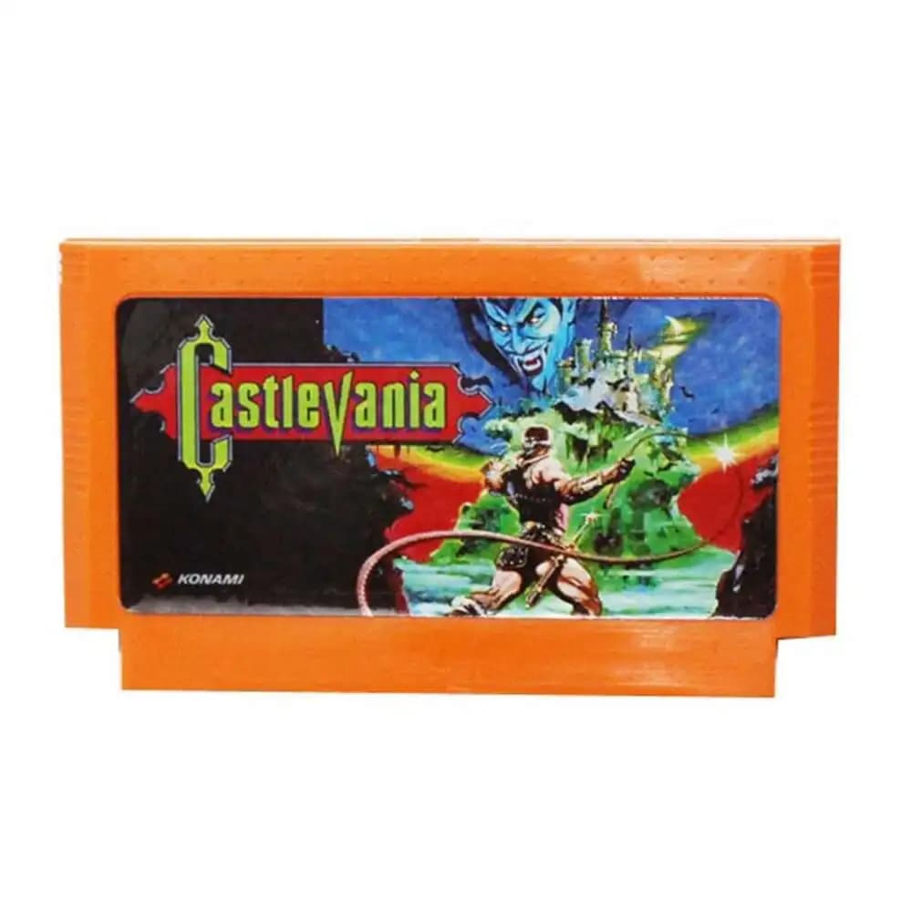 Scheda di gioco Castlevania da 60 pin per lettore di videogiochi a 8 bit