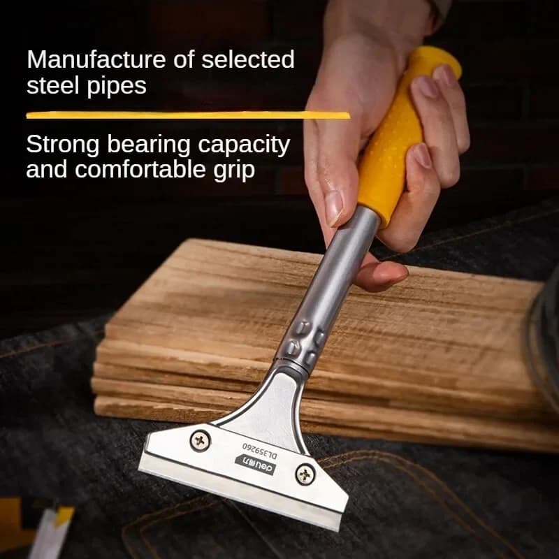 Deli Cleaning Pala Taglierina Portable Cleaning Knife Glass Floor Tiles Scraper Blade for Seamless Removal Manual Tools for Home Kitchen