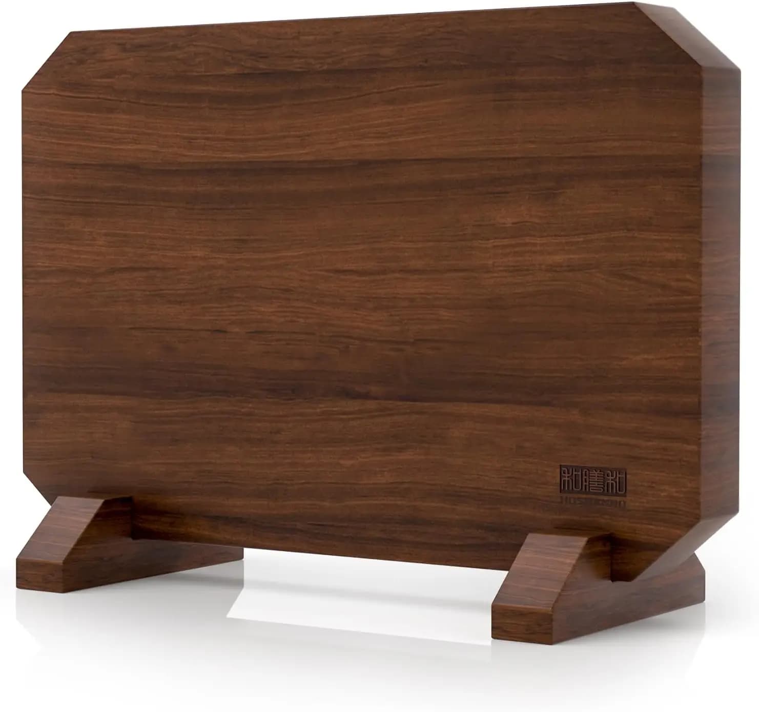 Portacoltelli Magnetico in Legno di Acacia Rinforzato, Organizzatore a Doppio Lato con Magneti Potenti per Piano Cucina