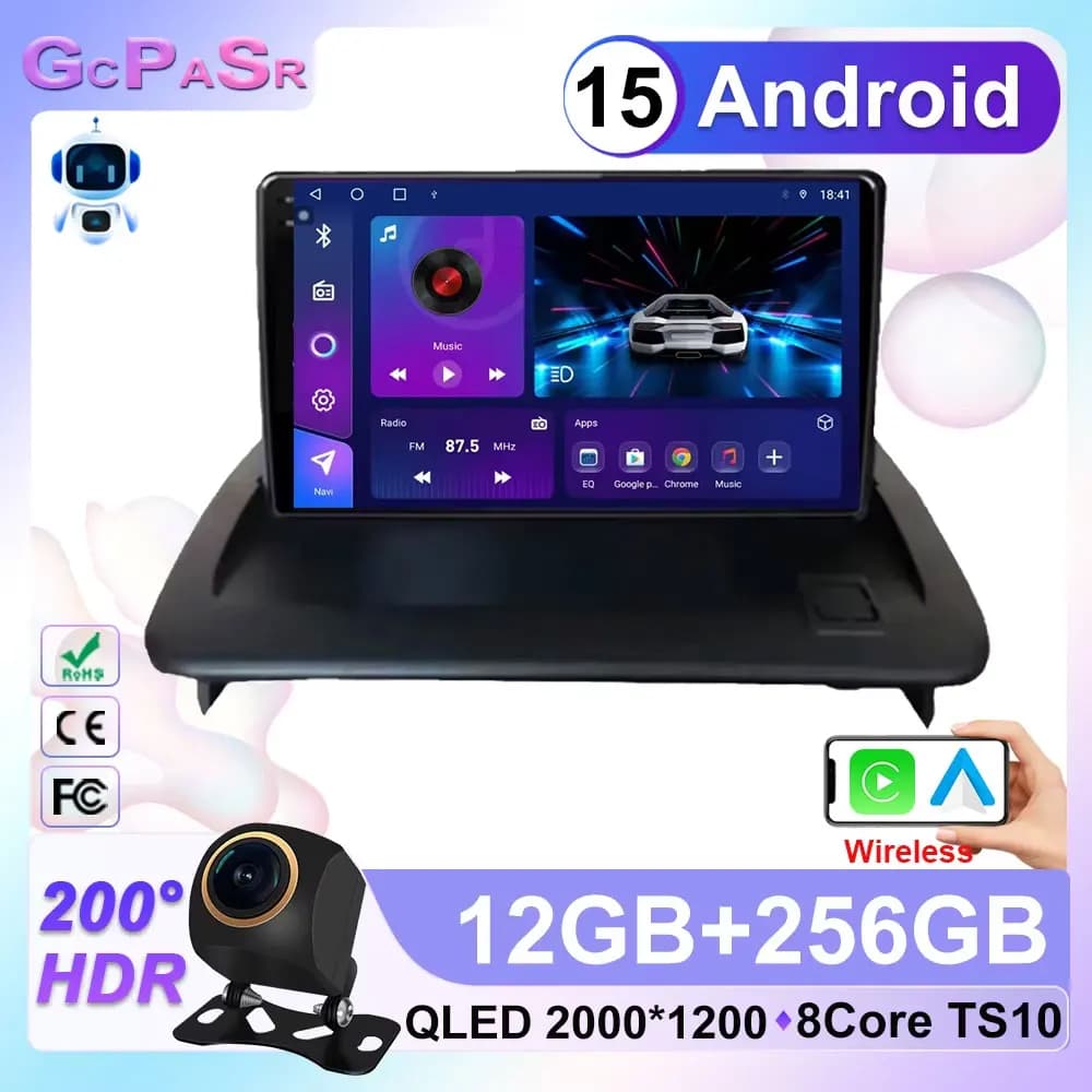 Android Per VOLVO C30 S40 C70 2006 - 2012 Auto Auto Radio Multimedia Video Player Carplay GPS Navigazione telecamera Schermo DVD Schermo