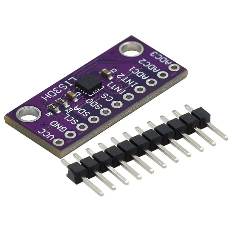 Modulo accelerometro triassiale ad alta risoluzione LIs3DsH per Arduino