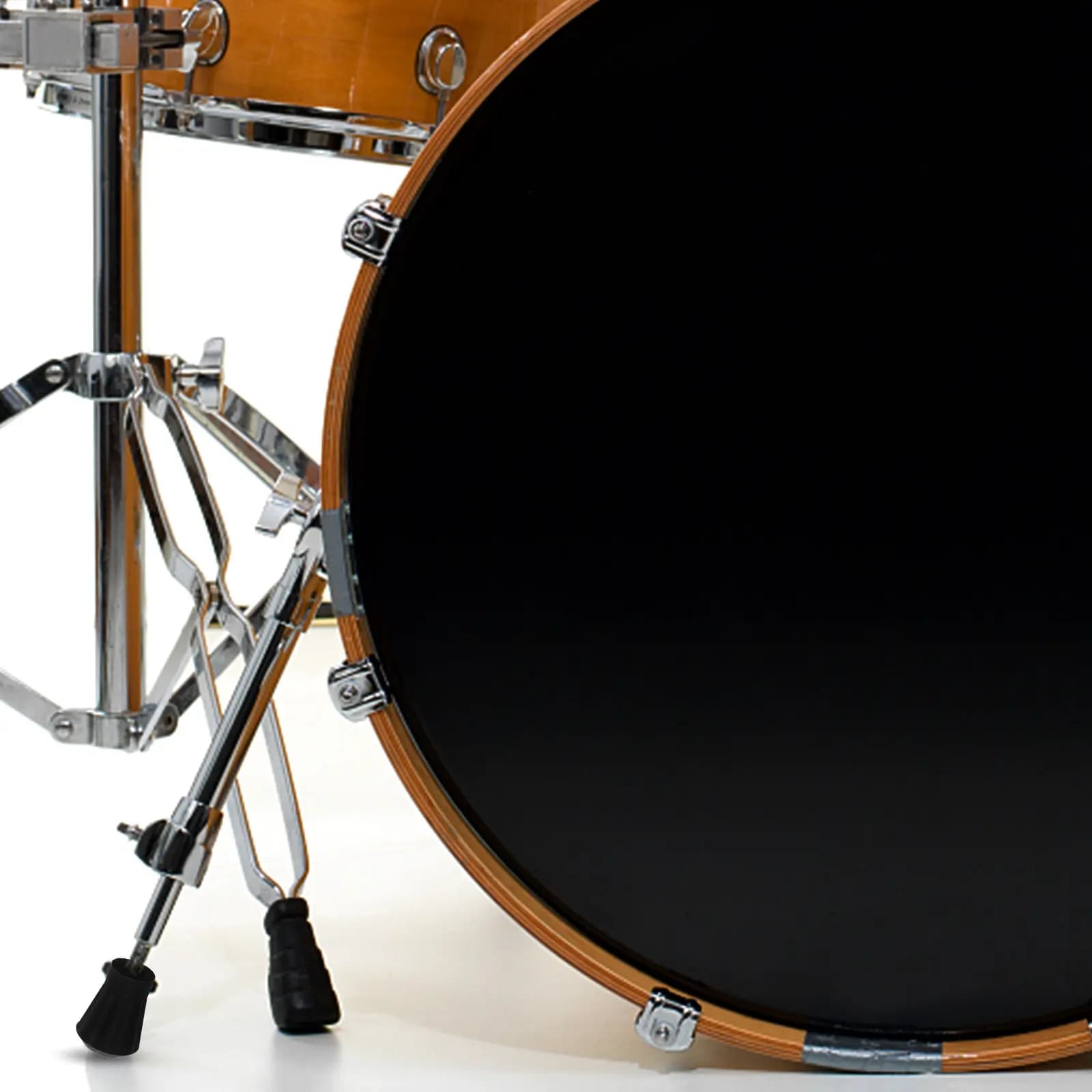 Set di 3 Piedini in Gomma per Supporto Batteria, Ricambi per Parti Usurate o Danneggiate, Compatibili con Gambe di Rack per Tamburo Rullante, Accessori per Strumenti a Percussione