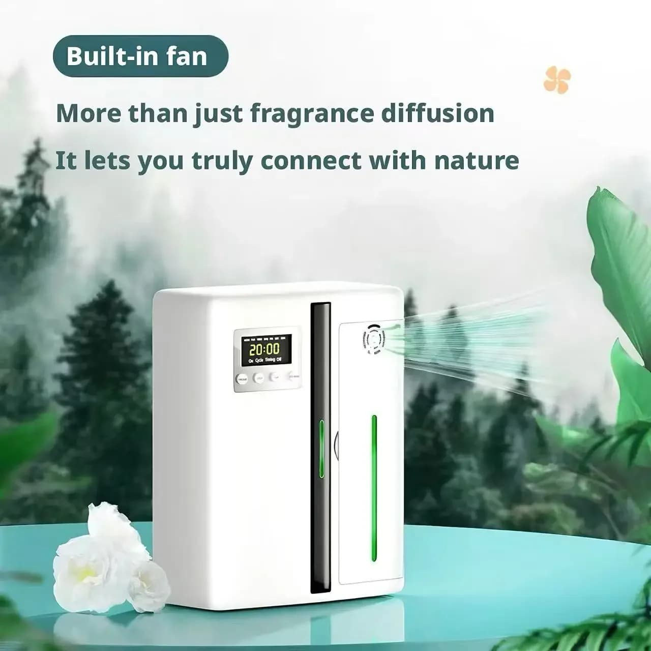 Diffusore di Aromi Intelligente per Casa e Ufficio, Macchina per Profumazione Temporizzata, Deodorante Automatico per Hotel, Lobby, KTV
