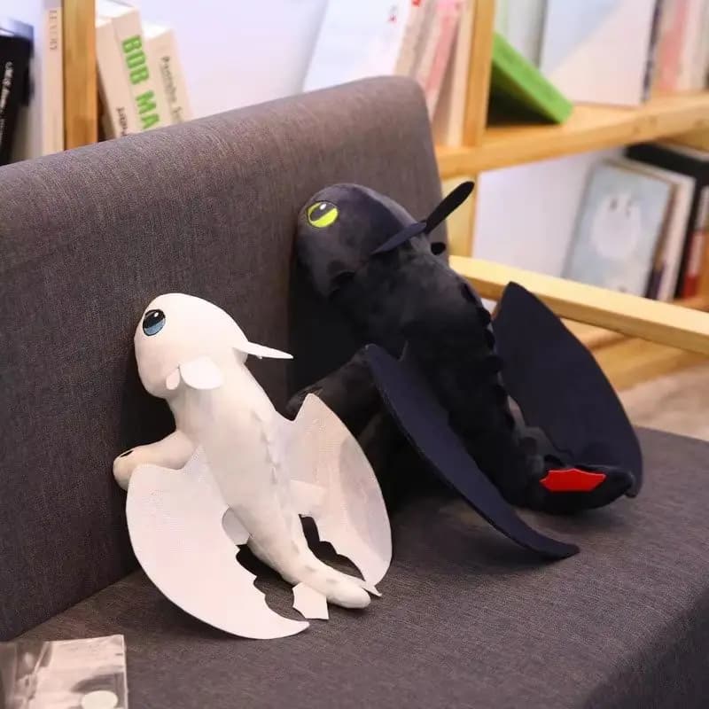 Bambole da cucito giganti Drago Giocattoli Simpatiche bambole da cucito con animali di dinosauro bianco nero in stock Regali di compleanno per bambini