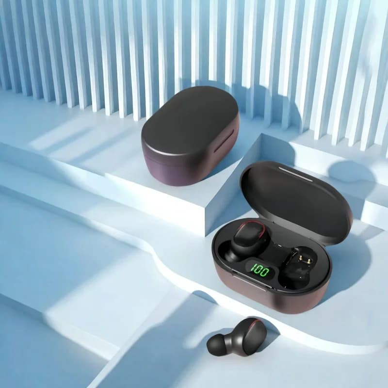 TWS E6S Bluetooth Earphones Wireless Bluetooth Headset Noise Cancelling Headsets With Microphone Headphones For Xiaomi Redmi