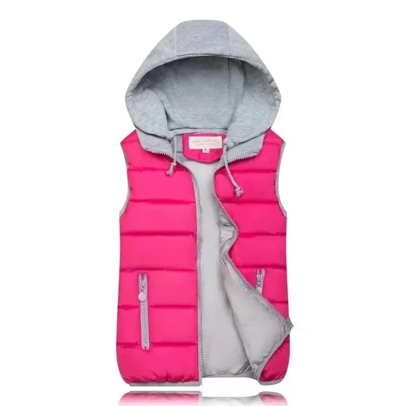 2024 New Korean Vest Puffer Jacket donna Winter Warm gilet Ladies Stand Collar Fashion Down Coat femminile allentato Oversize