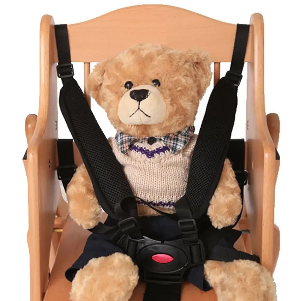 1PC Baby 5 Point cinghia per imbracatura per auto passeggino per bambini cintura di sicurezza per seggiolone Hot Safe Fashion Black carrozzina accessori per sedie