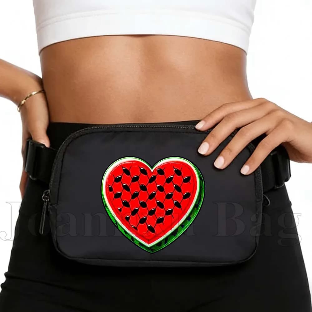 Borsa a tracolla da donna nera, marsupio da petto per sport all'aperto, borsa a tracolla casual da viaggio, marsupio da donna, portamonete