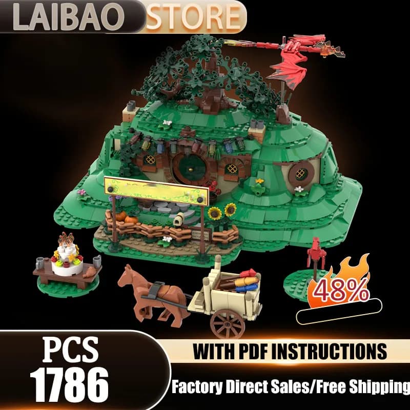 Ring Movie Model Moc Building Blocks Treehouse Model Technology Bricks Christmas Assembly DIY Toys Constructrion Gifts