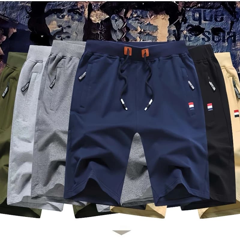 Pantaloncini da uomo casual in cotone Asciugatura rapida Tecnologia antibatterica traspirante Pantaloncini ecologici Pantaloncini da corsa da ciclismo