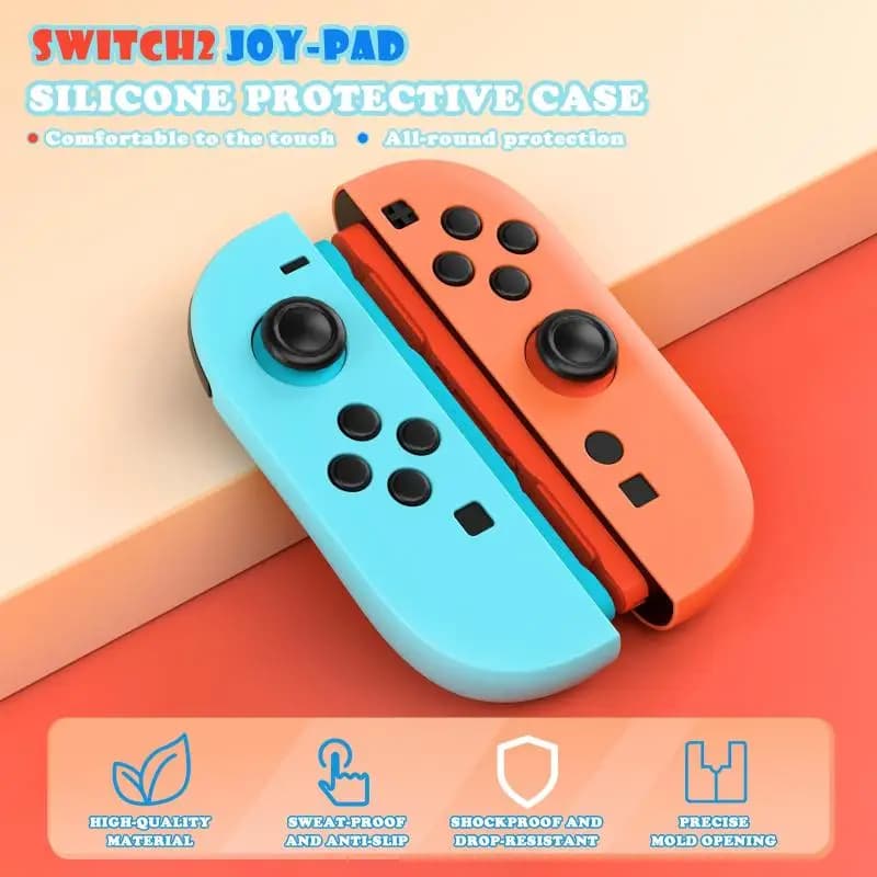 Custodia protettiva in silicone con impugnatura a mano per Switch 2 Custodia protettiva per maniglia Custodia protettiva per controller Joy-Con per joystick