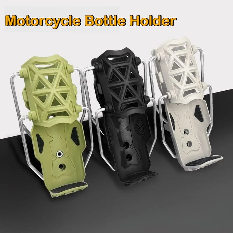 360 Degree Rotating Adjustable Motorcycle Water Bottle Holder Universal Bike Cup Holder Handlebar Cup Cage for MTB Road Cycling