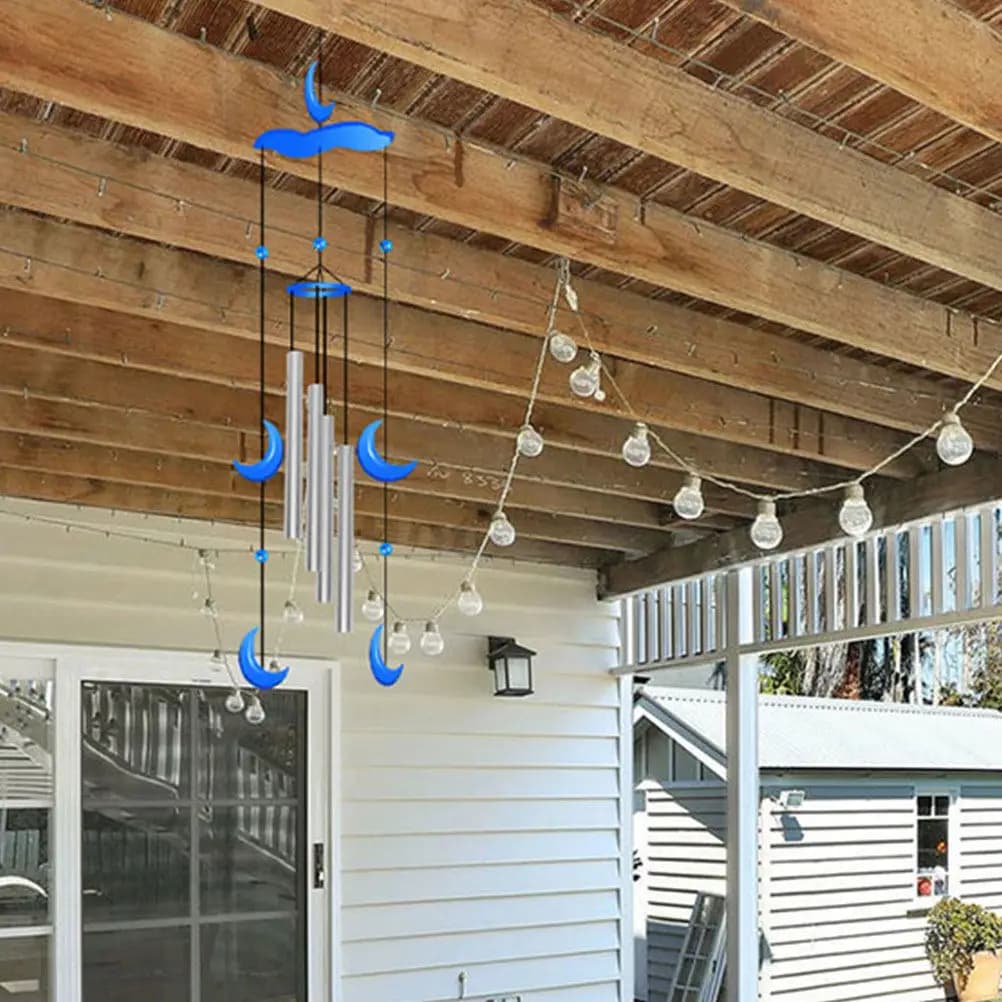 12Pcs Wind Chime Tubes DIY Material for Outdoor Indoor Craft Projects Gentle Tones Metal Hanging Chime Supplies Garden Patio