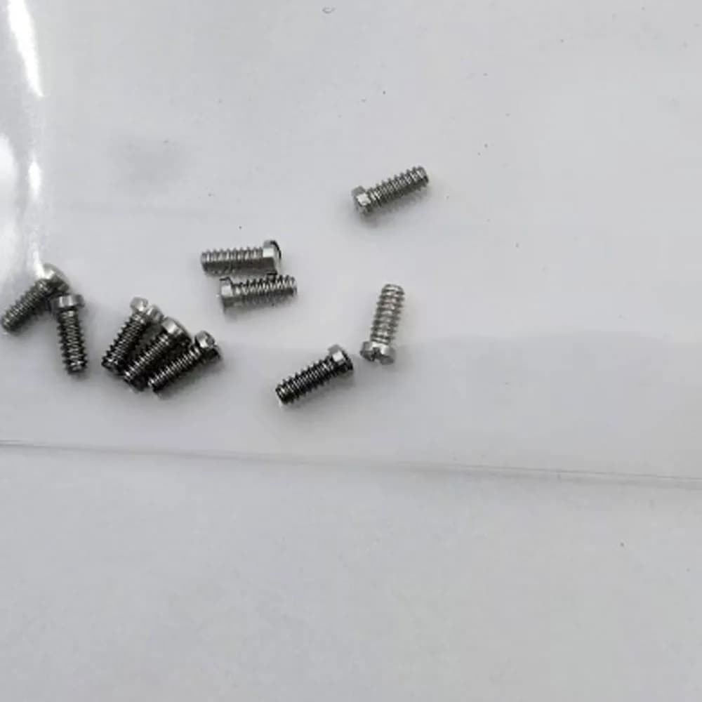 Guarda gli accessori del coperchio inferiore, tutte le viti a testa piatta in acciaio, scatola per viti del coperchio posteriore, prezzo 10 pezzi, dado x filettatura x lunghezza totale