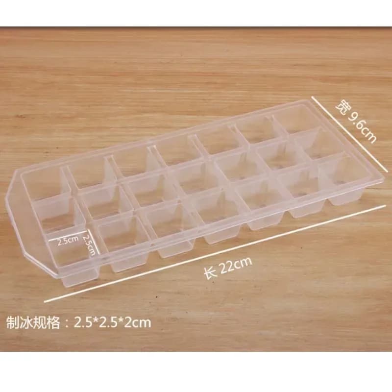 Stampo per cubetti di ghiaccio riutilizzabile a 21 griglie, vassoio di ghiaccio per whisky fai-da-te in plastica addensata, stampo per congelatore di gelatina, accessori per bar per la casa