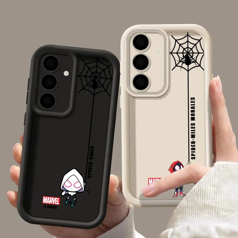 Cover per Telefono Carina Marvel Spider Gwen Morales Spiderman per Samsung Galaxy S26 S25 S24 S23 S22 Plus S21 Ultra S20 FE
