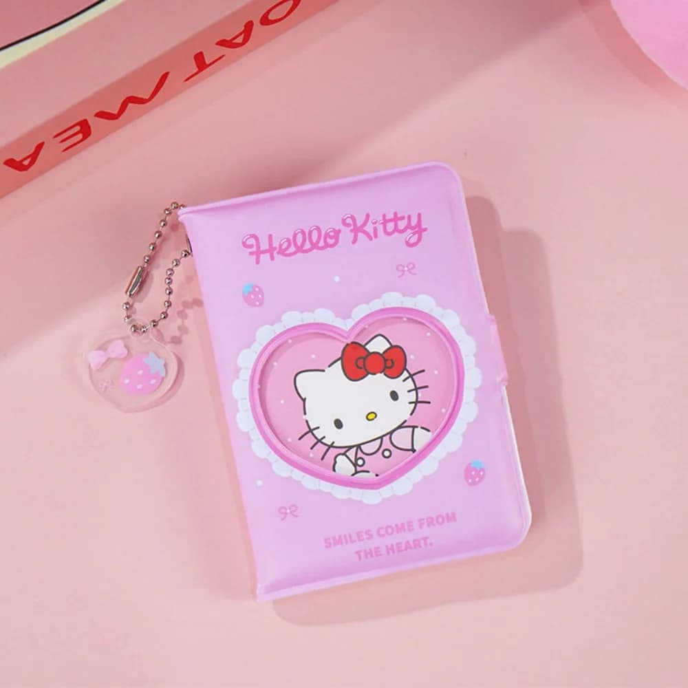 Autentico Quaderno Sanrio M5 Snap, Diario Carino Hello Kitty, Agenda, Blocco Note per Studenti, Cancelleria Portatile a Tema Cartoni Animati, Regalo per Ragazze