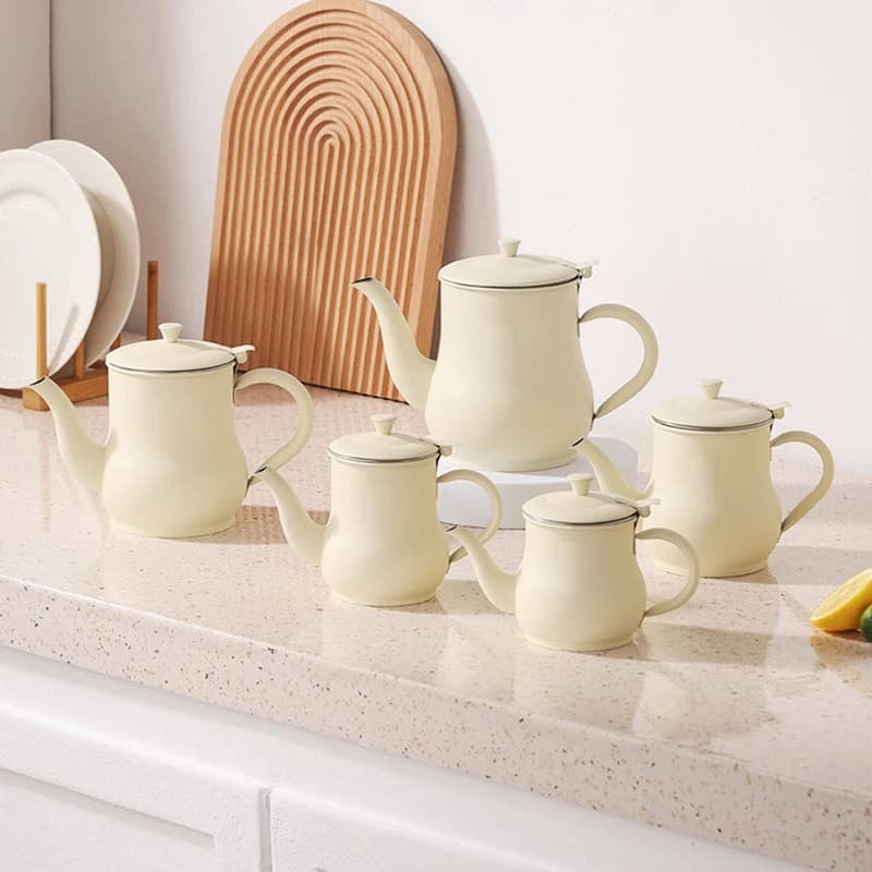 Dispenser di olio per contenitori per olio da 400/500ml con filtro rimovibile separatore d'olio vaso per la conservazione del grasso per Dispenser da cucina di casa